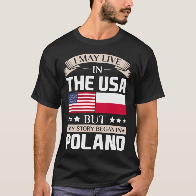 Pode viver na história dos EUA começou no t-shirt (Frente)