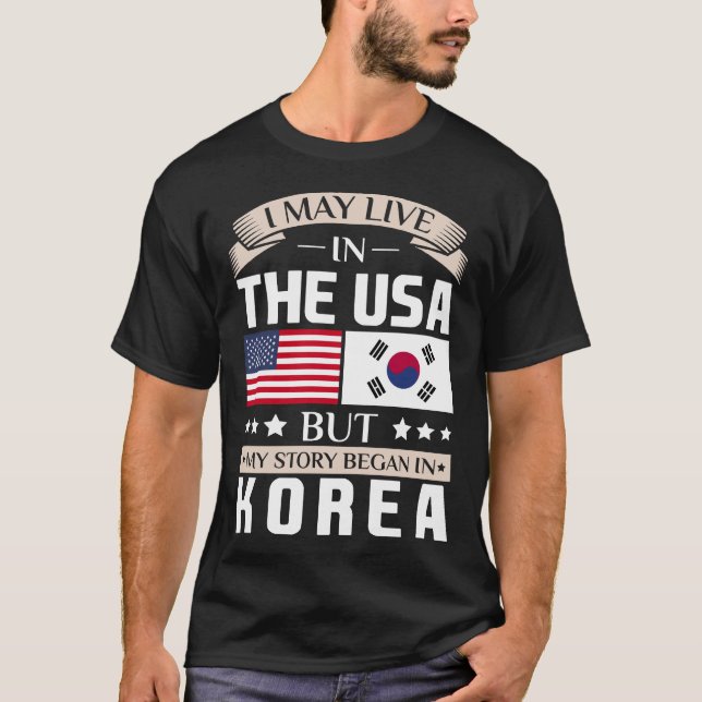 Pode viver na história dos EUA começou no t-shirt (Frente)