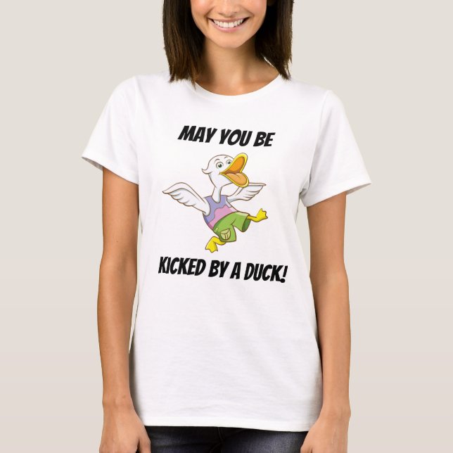 Pode você ser retrocedido pelo pato! Camisa (Frente)