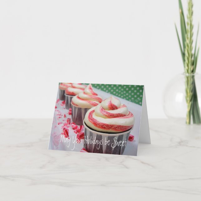 Podem seus feriados ser cartões doces (Frente)