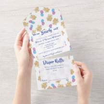 Podemos Aguardar Convidados De Chá de fraldas De A