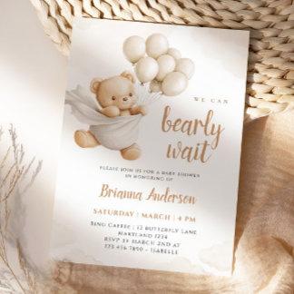 Podemos Aguardar O Convite Para Chás de fraldas Ca