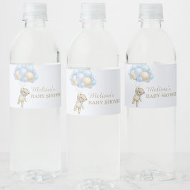 Podemos esperar a etiqueta azul da garrafa de água