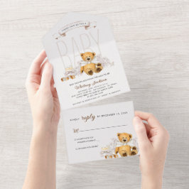 PODEMOS ESPERAR O Chá de fraldas do Urso Neutro do