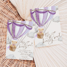 Podemos Esperar O Convite Para Chás de fraldas Lil