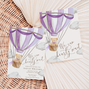 Podemos Esperar O Convite Para Chás de fraldas Lil