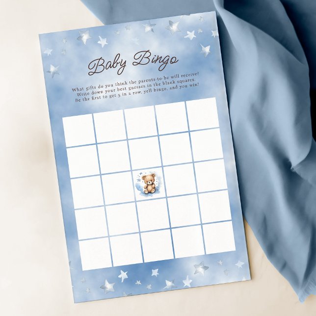Podemos Esperar Pastel Blue Baby Bingo (Criador carregado)