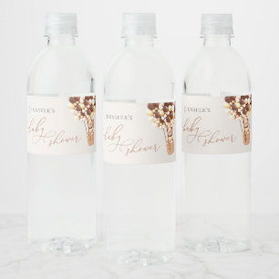 Podemos Esperar! Rótulo da garrafa de água do chá