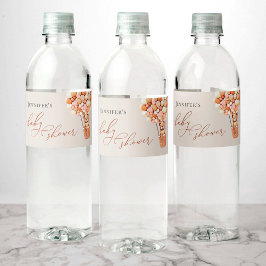 Podemos Esperar! Rótulo da garrafa de água do chá 