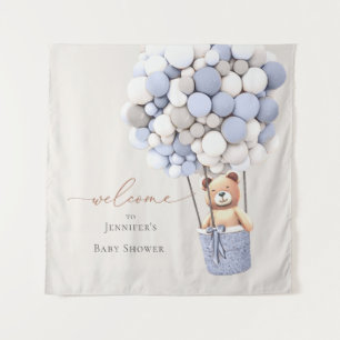 Podemos Esperar! Tapeçaria chá de fraldas