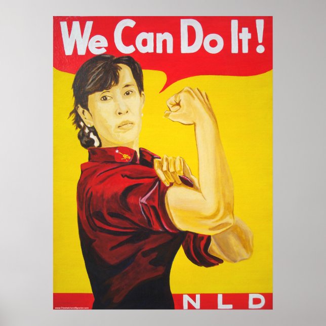 Podemos Fazer Isso! - Ang San Suu Kyi Poster (Frente)