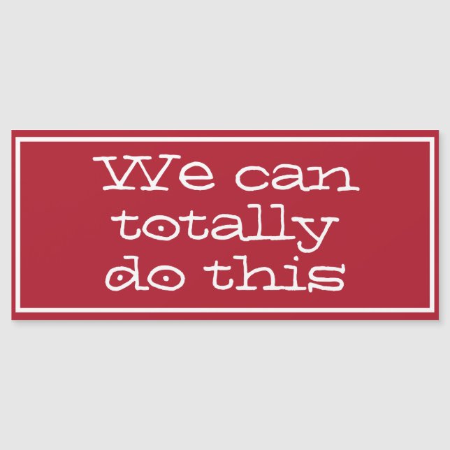 Podemos fazer isso. Citação Inspirativa. (Frente)