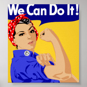 Podemos Fazer Isso! Rosie The Riveter WII Poster