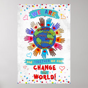 Podemos Mudar A Poster Mundial Para A Sala De Aula