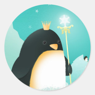 Poder aos pinguins - etiquetas do imperador