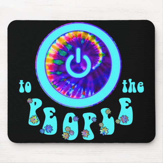 Poder às pessoas de computador Mousepad (Frente)