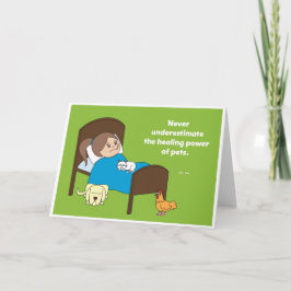 Poder cura dos animais de estimação - cartões