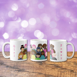 Poder da Menina | Mulheres Celebrando caneca de ca