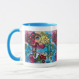 "Poder das Flores para Vencer" Caneca para Bebidas