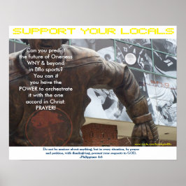 Poder das orações dos fãs aos jogadores, POSTER