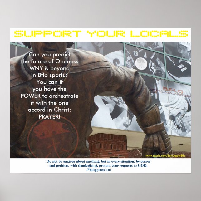 Poder das orações dos fãs aos jogadores, POSTER (Frente)