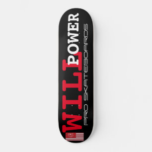 PODER DE VONTADE Skateboard Profissional Skatebo