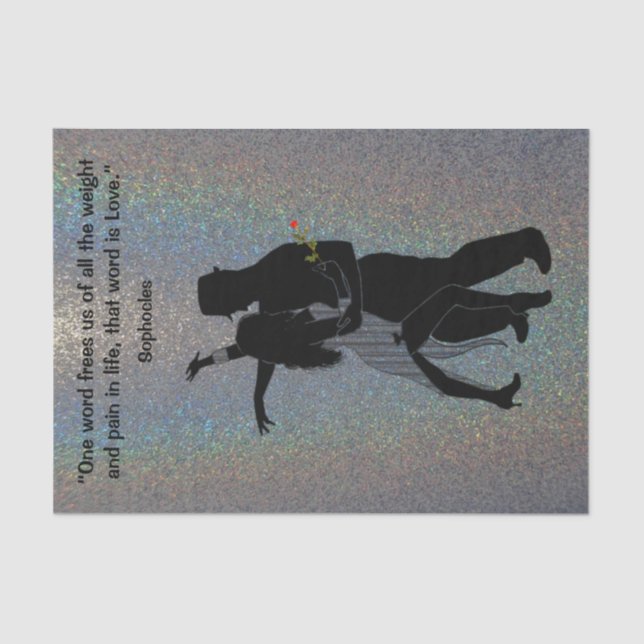 Poder do Papel Tecido do Amor (Frente )