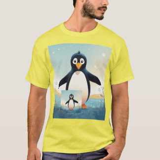 "Poder do pinguim: T-Shirts divertidas para Amante
