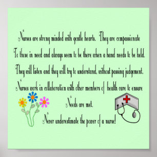 Poder do poster da enfermeira "de uma enfermeira!