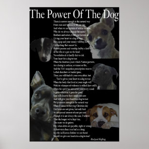 Poder do poster do cão (grande)