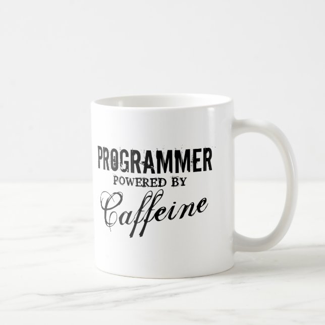 Poder do programador pela caneca de café da (Direita)