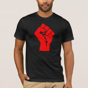 Poder do punho do t-shirt das pessoas do T Co. do