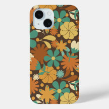 Poder Floral Retro Funk dos Anos Sessenta em Marro