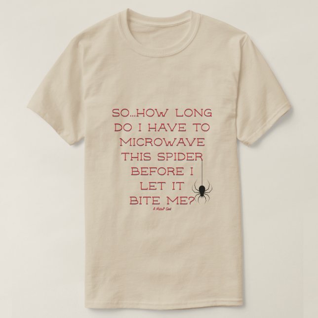 Poderes de Aranha? - Uma Camisa MisterP (Frente do Design)