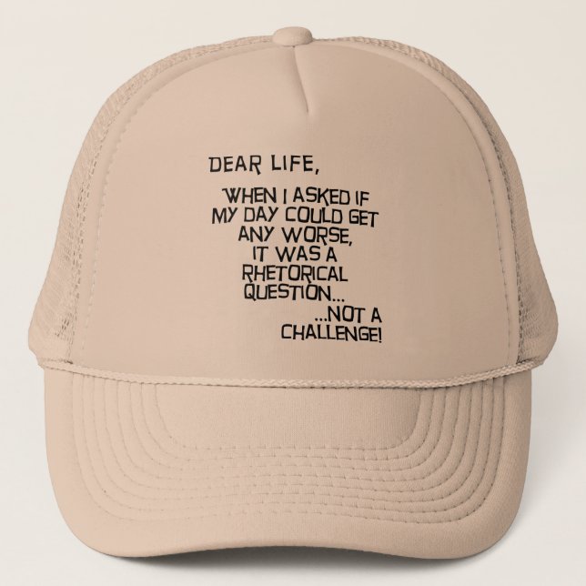 Poderia Ter Um Boné De Bola Engraçado Pior? (Frente)