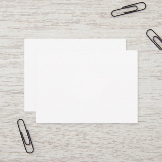 Poderoso, 8,89 cm x 6,35 cm Cartão de Visita (Frente/Verso In Situ)