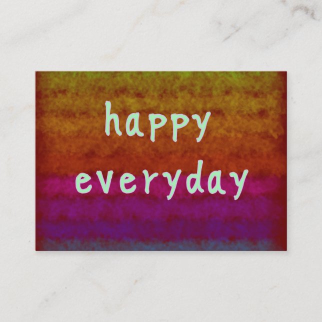 Poderoso, Cartão de visita de 3,5" x 2,5" (Frente)