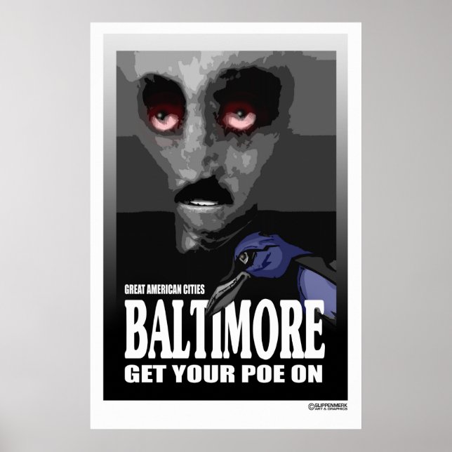Poe Baltimore poster (Frente)
