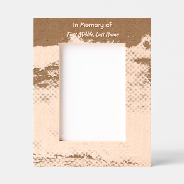 Poem Memorial Keepsake Ocean Sea Beach (Front)