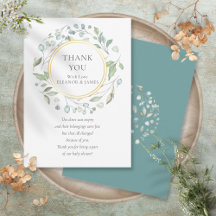 Poema de Agradecimento para Baby Shower Laurel Gar
