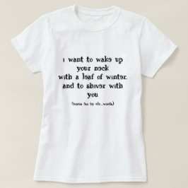 Poema de amor T-Shirt