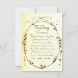 Poema Do casamento vintage, Salve A Data Do Casame
