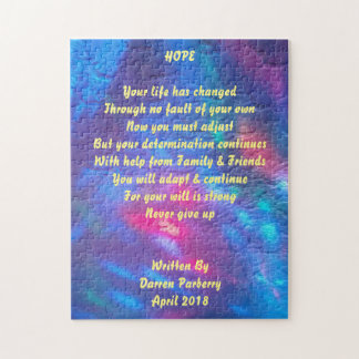 Poema "Esperança" - Quebra-cabeça