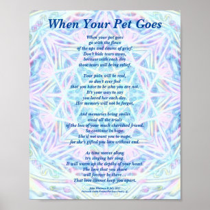 Poema: Fêmea Pet Perde Simpatia PBP Poster Matte