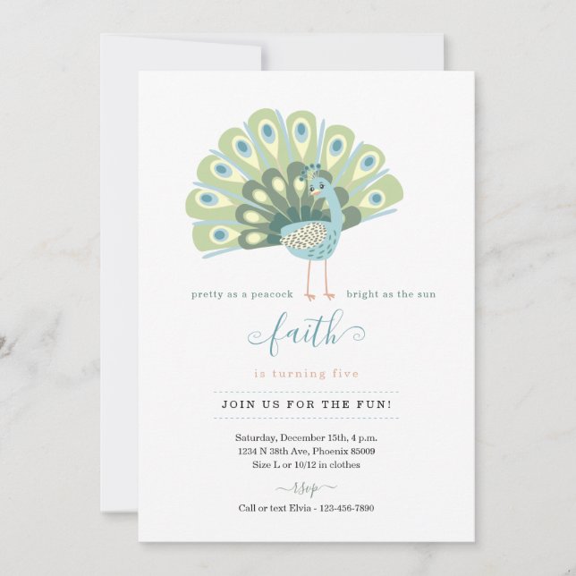 Poema Grito para Convite de Festa de aniversario d (Frente)