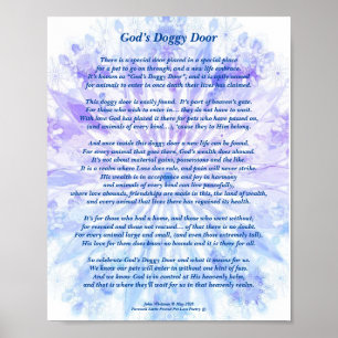 Poema: Memórias Especiais De Um Pet, Poster (Matt