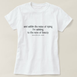 Poema sobre a morte e a beleza do T-Shirt
