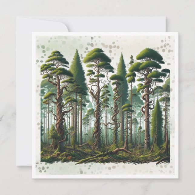 Poema sobre a Perspectiva da Floresta de Árvores (Frente)