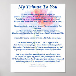 Poema: Tributo a uma Matriz de Poster Pet FL falec