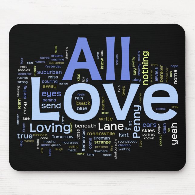Poemas líricos Mousepad (Frente)